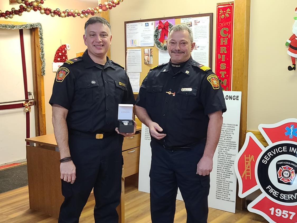 Les pompiers de FortCoulonge soulignent les 65 ans de leur brigade d’incendie CHIP FM