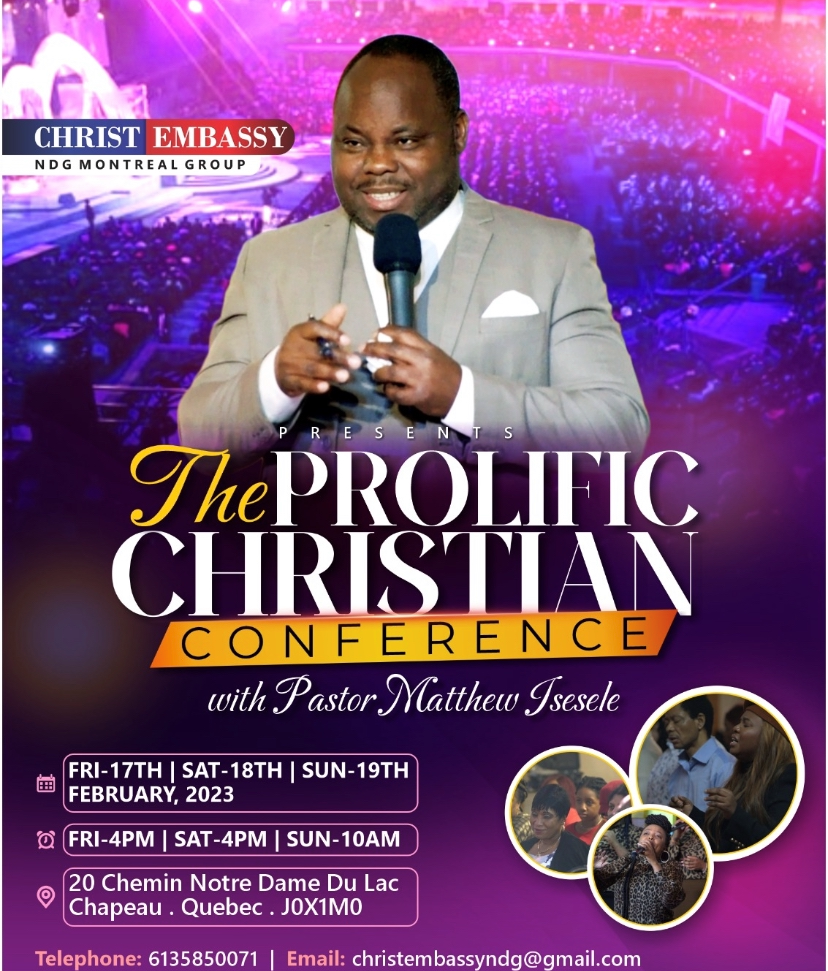 The Prolific Christian Conference with Pastor Matthew Isesele